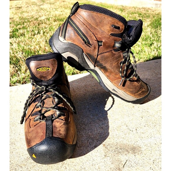 Keen Brown ASTM F2413-11 Size 11EE Utility Boots-Waterproof-EH Rated-Steel Toe main image 9